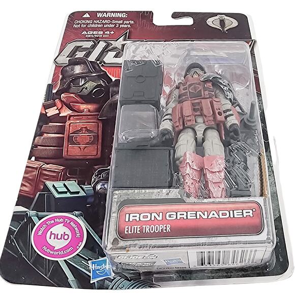 Iron Grenadier Figure Elite Trooper GI Joe ID Card Pursuit of Cobra Hasbro - Picture 3 of 6